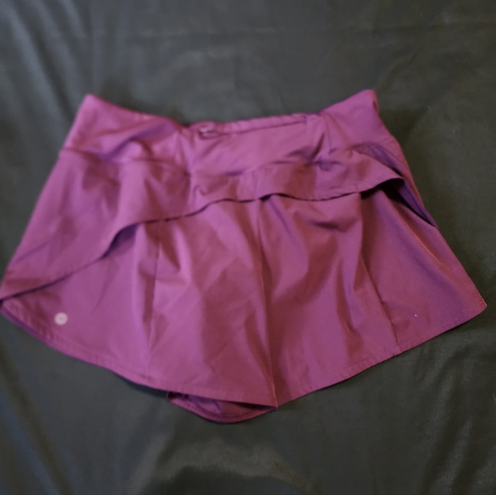 AVIA Athletic Shorts | Running Gym Workout Activewear Purple | Womens Size M 8-1 - Picture 5 of 5